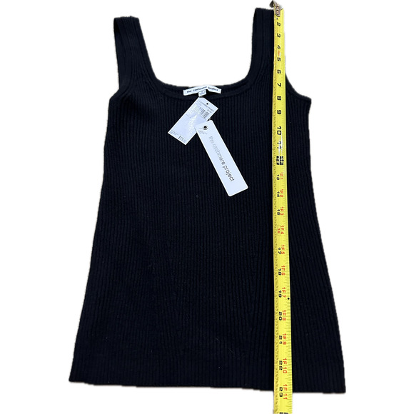 $176 The Cashmere Project Black Top Womens Size M 100% Cashmere New With Tags - Picture 6 of 6